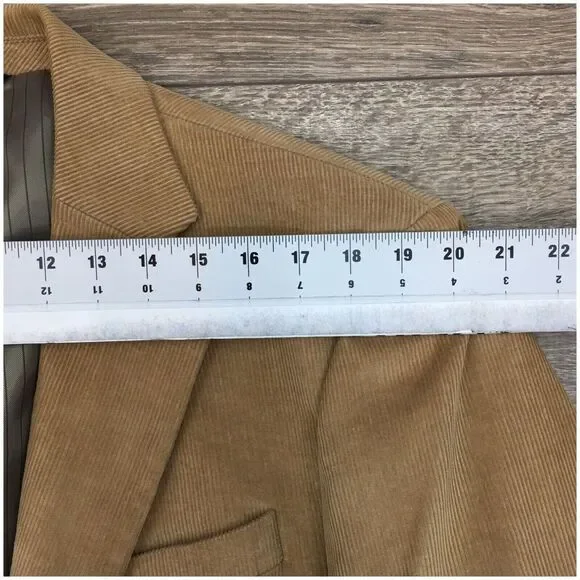 DOCKERS Mens Corduroy Blazer‎ Sport Coat Casual Jacket Size 42R Classic Suit